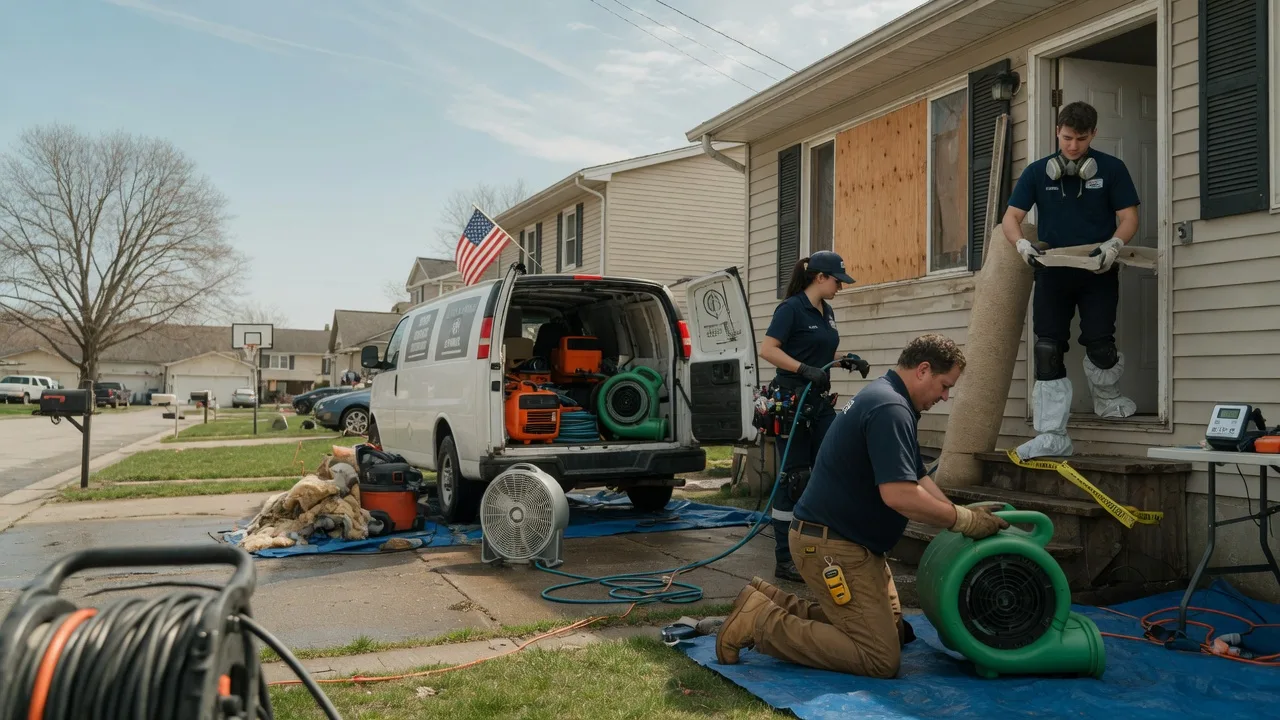 Water Damage Restoration in Wausau, WI near me